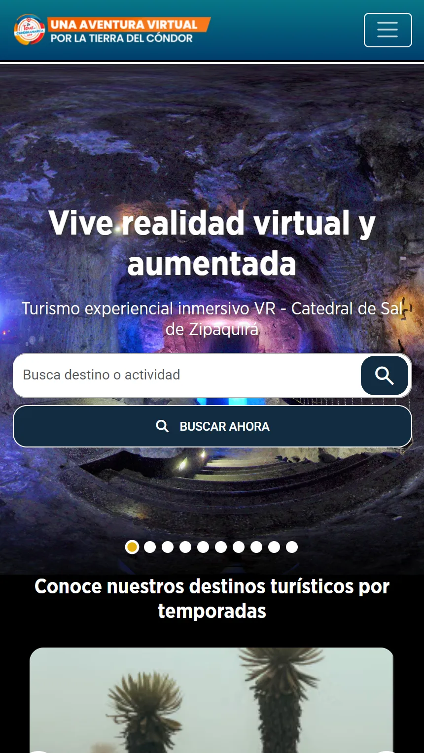 DeTour — turismo VR por Cundinamarca